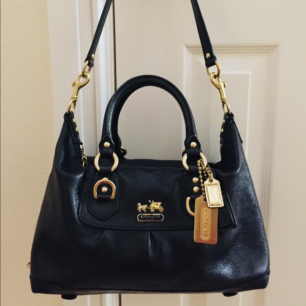 Authentic Original COACH Leather Satchel Bag